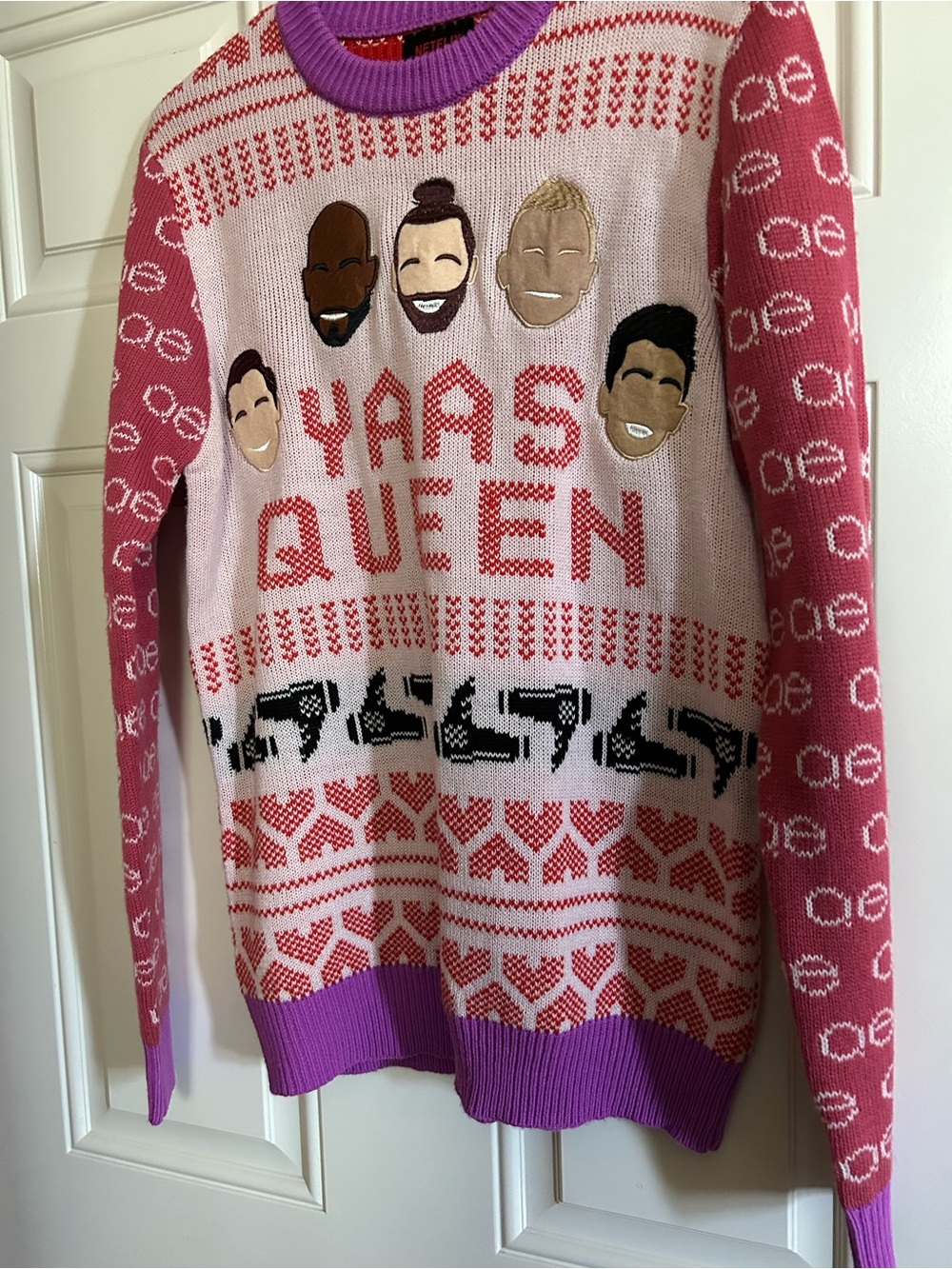 Netflix Queer Eye 'YAAS QUEEN' knit sweater